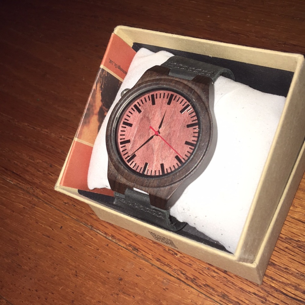 SALE**** NWT Bamboo Wood Watch